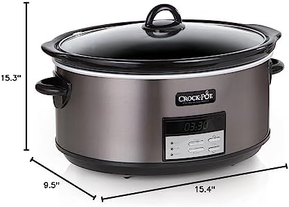 8 Quart Programmable Slow Cooker with Auto Warm - Curated Catalog Y3
