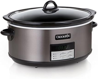 8 Quart Programmable Slow Cooker with Auto Warm - Curated Catalog Y3