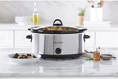 7 Quart Oval Manual Slow Cooker – Stainless Steel - Curated Catalog H2