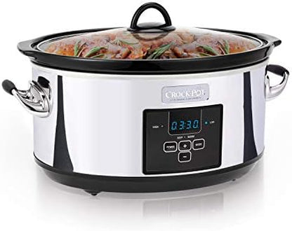 7 Quart Programmable Slow Cooker – Polished Platinum - Curated Catalog M9
