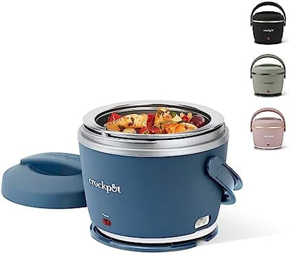 Electric Lunch Box Food Warmer 20oz – Faded Blue - Curated Catalog N7