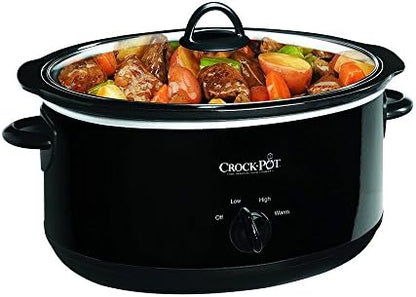 8 Quart Manual Slow Cooker – Black - Curated Catalog P0