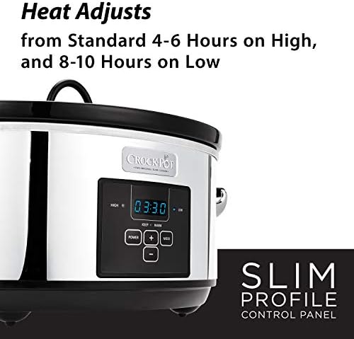 7 Quart Programmable Slow Cooker – Polished Platinum - Curated Catalog M9