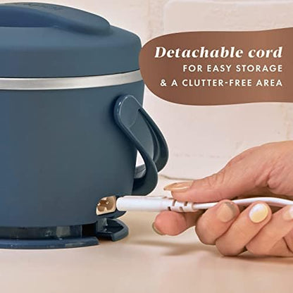 Electric Lunch Box Food Warmer 20oz – Faded Blue - Curated Catalog N7