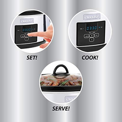 7 Quart Programmable Slow Cooker – Polished Platinum - Curated Catalog M9