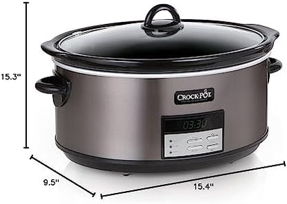 8 Quart Programmable Slow Cooker with Auto Warm - Curated Catalog Y3