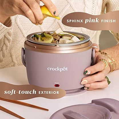 Electric Lunch Box Food Warmer 20oz – Blush Pink - Curated Catalog R3