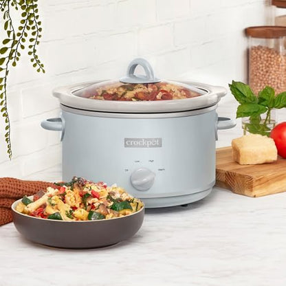 4.5 Quart Manual Slow Cooker – Macaroon Blue - Curated Catalog U3
