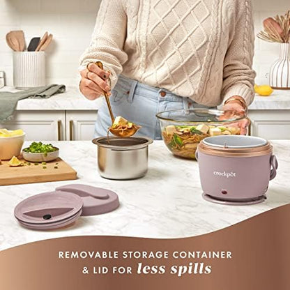 Electric Lunch Box Food Warmer 20oz – Blush Pink - Curated Catalog R3