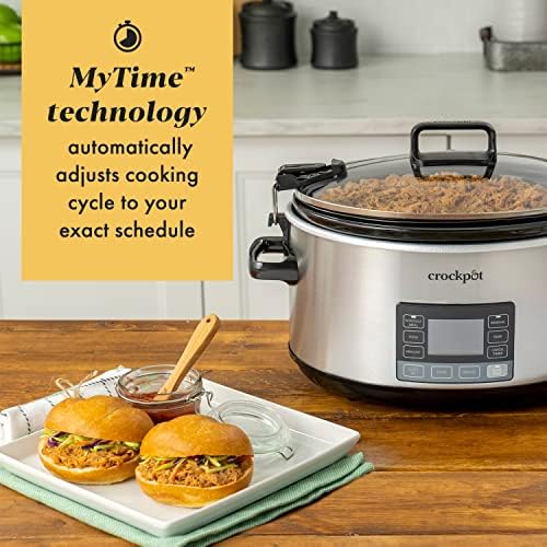 7 Quart Portable Programmable Slow Cooker with Timer - Curated Catalog V4