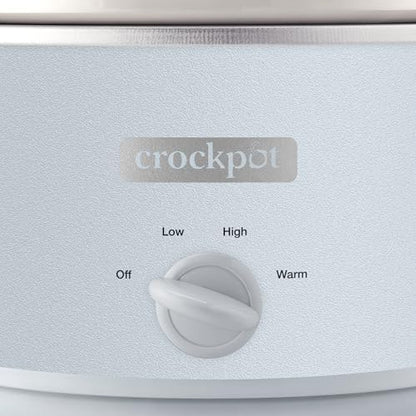 4.5 Quart Manual Slow Cooker – Macaroon Blue - Curated Catalog U3