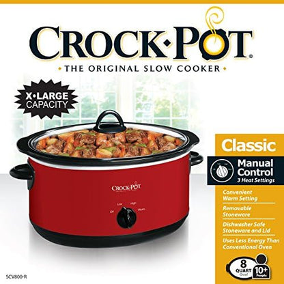 Express Crock 8 Quart Programmable Slow Cooker - Curated Catalog A3