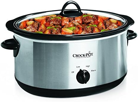 7 Quart Oval Manual Slow Cooker – Stainless Steel - Curated Catalog H2