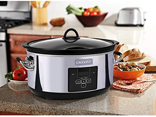 7 Quart Programmable Slow Cooker – Polished Platinum - Curated Catalog M9