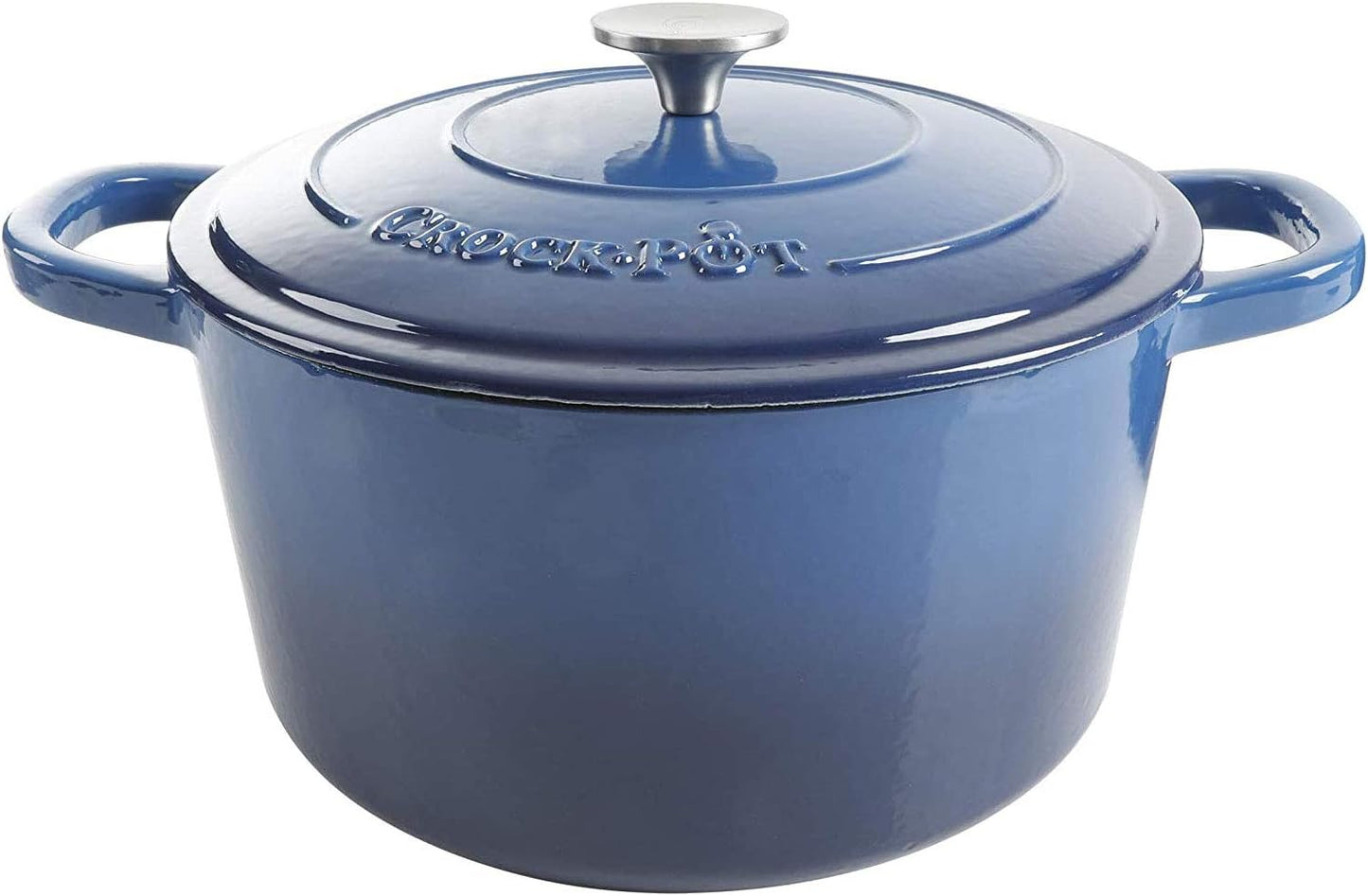 3 Quart Enameled Cast Iron Dutch Oven – Aqua - Curated Catalog Q6