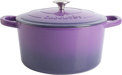 3 Quart Enameled Cast Iron Dutch Oven – Aqua - Curated Catalog Q6