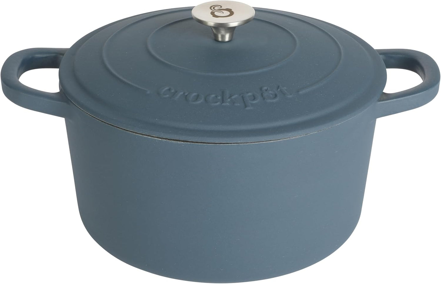 3 Quart Enameled Cast Iron Dutch Oven – Aqua - Curated Catalog Q6