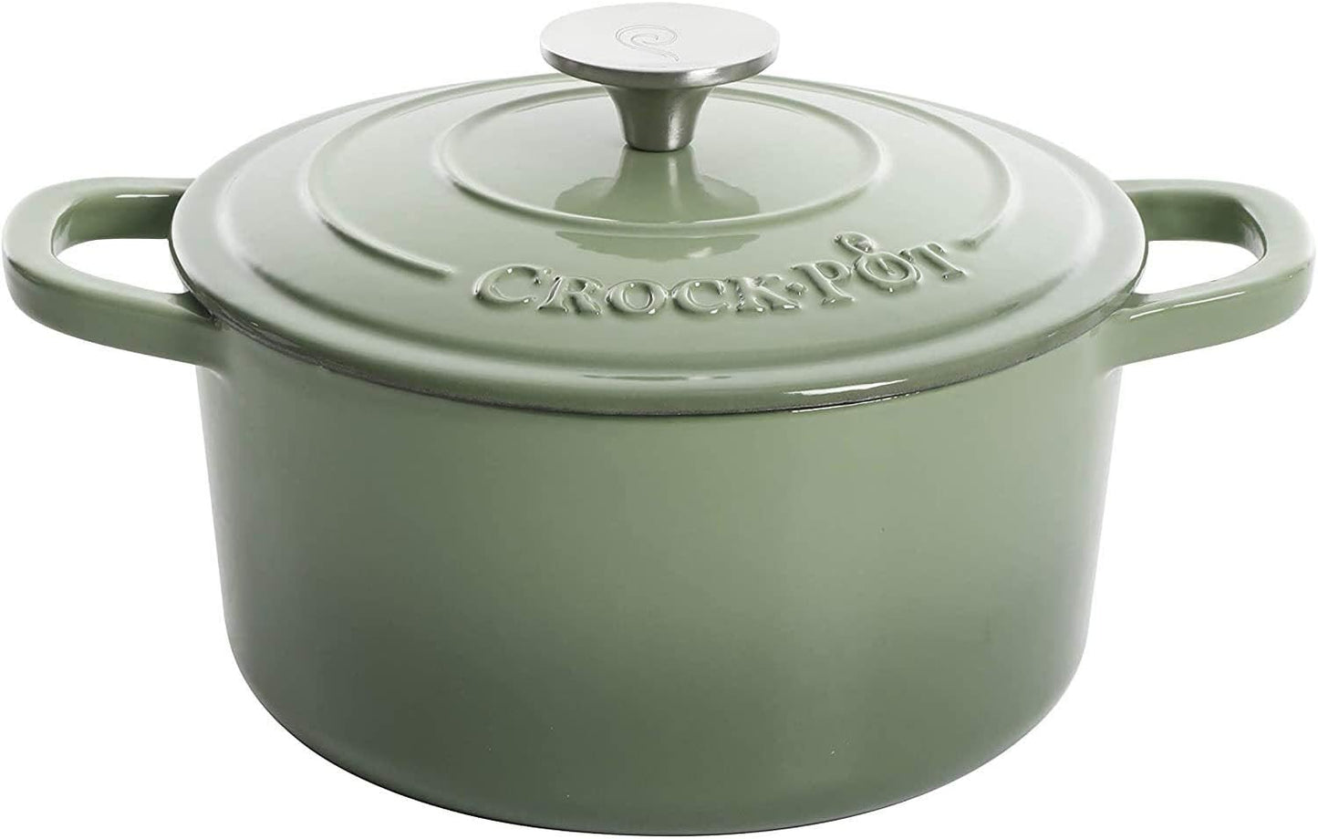 3 Quart Enameled Cast Iron Dutch Oven – Aqua - Curated Catalog Q6