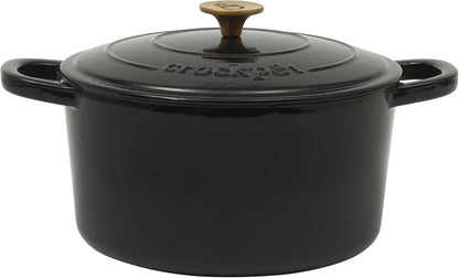 3 Quart Enameled Cast Iron Dutch Oven – Aqua - Curated Catalog Q6