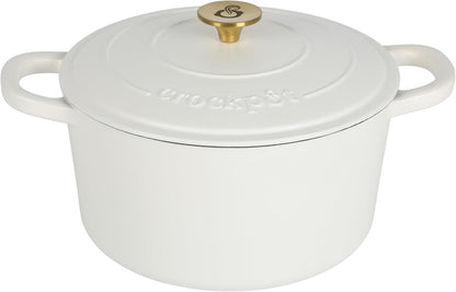 3 Quart Enameled Cast Iron Dutch Oven – Aqua - Curated Catalog Q6
