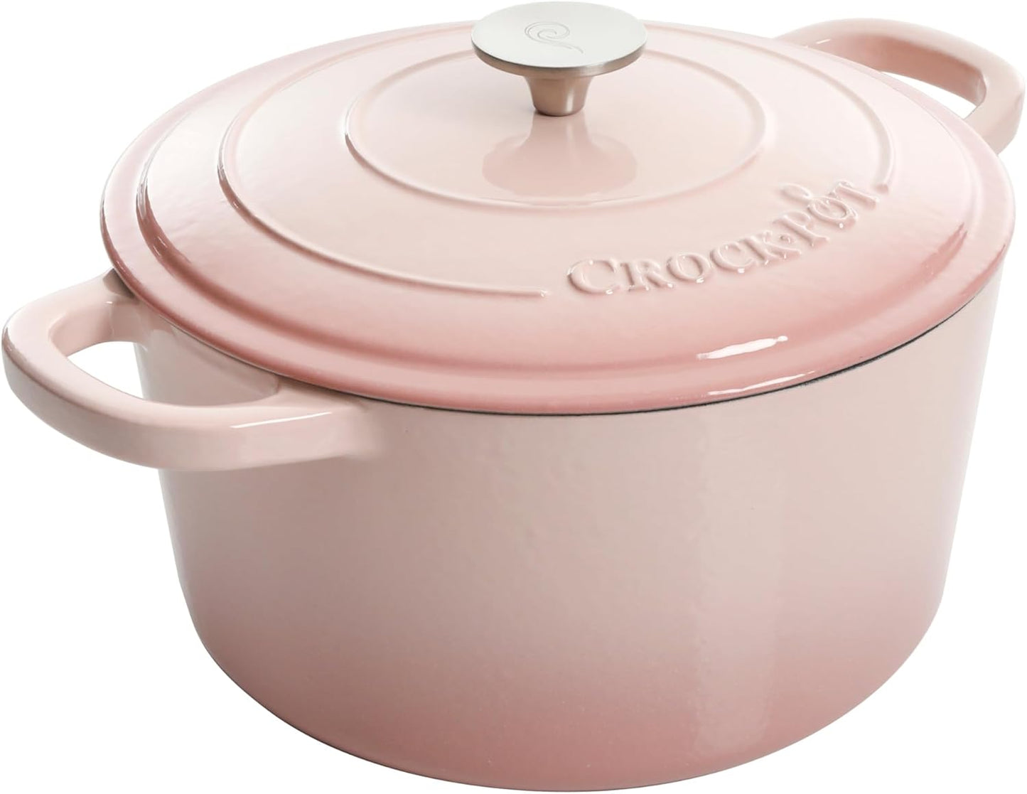 3 Quart Enameled Cast Iron Dutch Oven – Aqua - Curated Catalog Q6