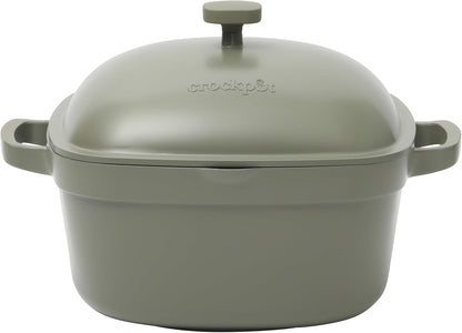 3 Quart Enameled Cast Iron Dutch Oven – Aqua - Curated Catalog Q6
